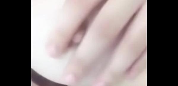  18 Years old baby boobs sucking plying with dildo
